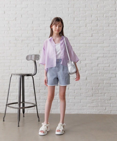 L.G.B. フリンジショートパンツ GLOBAL WORK（グローバルワーク） パンツ GOODデニムフリンジショート