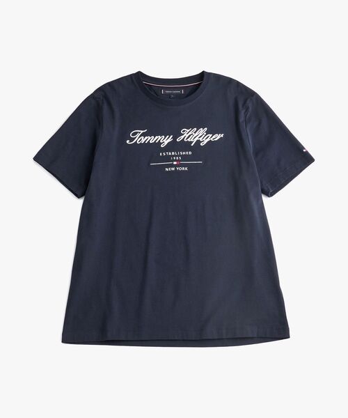 ヒルフィガースクリプトTシャツ TOMMY HILFIGER tシャツ スクリプトロゴTシャツ メンズ