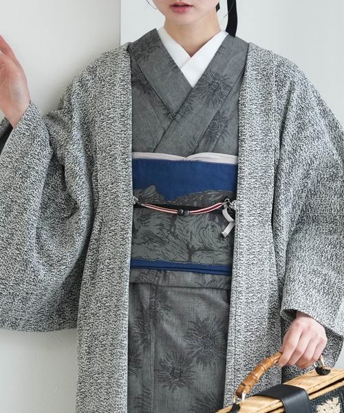 utatane 着物 羽織 レース ニコアンティーク モワレ ホワイト