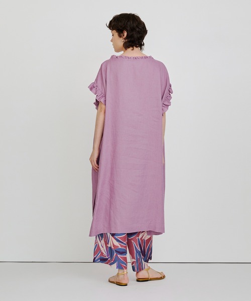 HOUSE OF LOTUS ワンピース リネンフリルワンピース : ZOZOTOWN