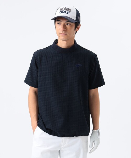 【新品】BEAMS GOLF モックネックシャツ（Ｌ） BEAMS GOLF（ビームス ゴルフ）ORANGE LABEL / USシリーズ