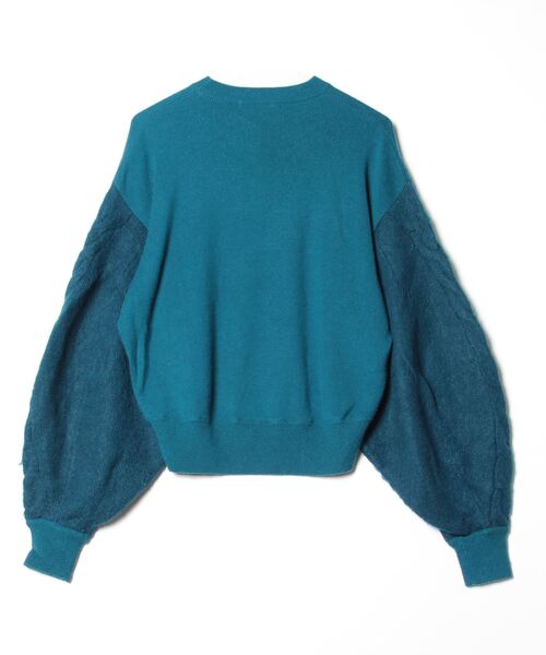 「KBF」 長袖ニット ONE ブルー レディース_画像2