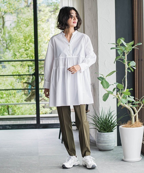 ブラウス シャツ BIO WASH シャツ レディース BIO WASH シャツ（シャツ／ブラウス）｜Deuxieme Classe