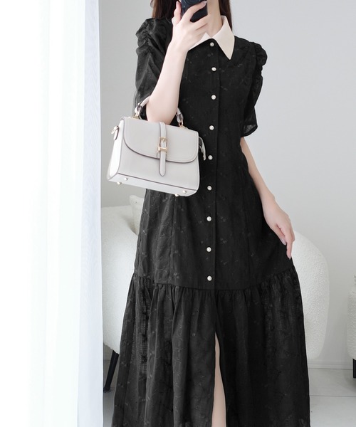 美品✴︎希少✴︎プリスティン✴︎pristine✴︎ボタンシャツワンピース✴︎ mily bilet ワンピース 「mily bilet」おしゃれと高級感の絶妙な