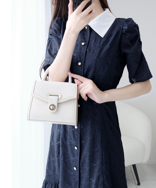 mily bilet パーティードレス ワンピース 夏 半袖 「mily bilet