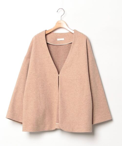Loungedress（ラウンジドレス） ノーカラージャケット FREE ベージュ