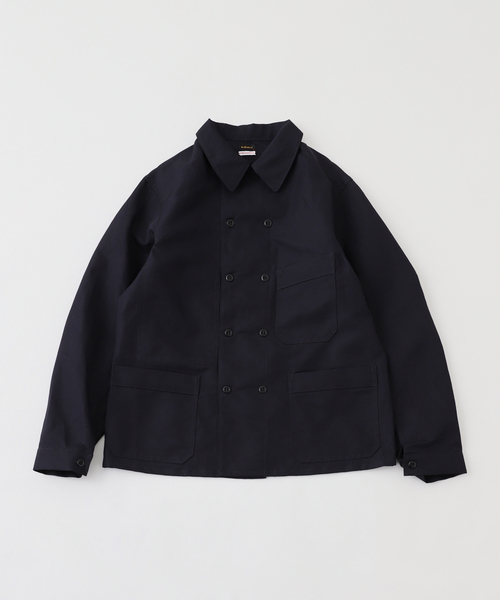 【50年代】ブラックリネン/カバーオール フレンチワーク Ets.MATERIAUX カバーオール Letiquette × ETS.MATERIAUX