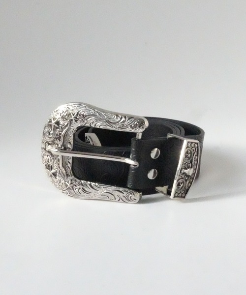 Port（ポート） ベルト 「 」 ウエスタン エンボス バックル ベルト