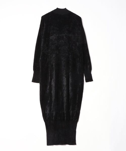 UN3D.」 ニットワンピース 38 ブラック レディース