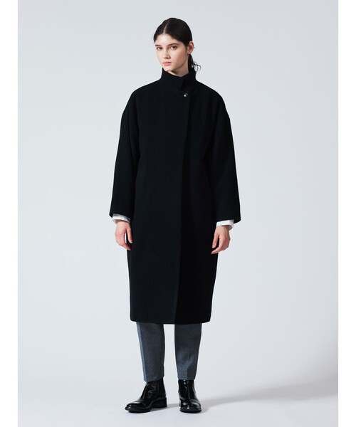 ミズイロインド　mizuiroindo コート　黒 mizuiroind（ミズイロインド） コート FREE ブラック レディース