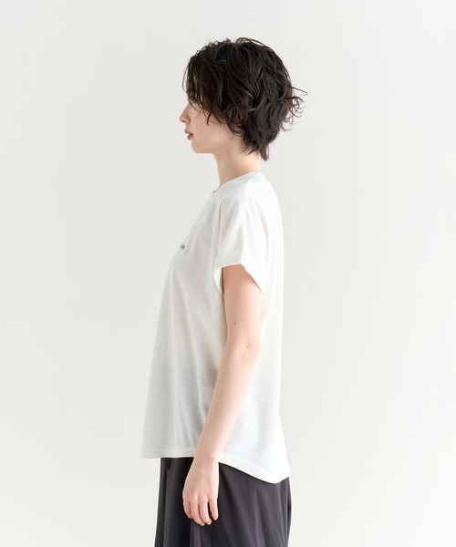 [15%OFF] NANGA(ナンガ) ドライミックス タグラインショートスリーブTシャツ (ウィメンズ) BLK NANGA tシャツ DRY MIX TAGLINE S/S TEE W/ドライミックスタグ