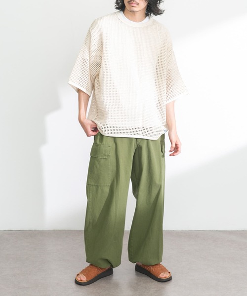 ARMY TWILL tシャツ TWILL Cotton Mesh T-shirts メンズ