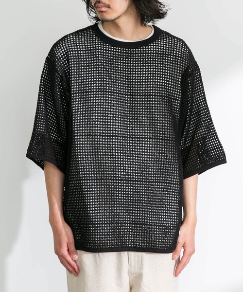 【ARMY TWILL】アーミツイル メッシュTシャツ セール】【ARMY TWILL/アーミーツイル】Cotton Mesh Tee