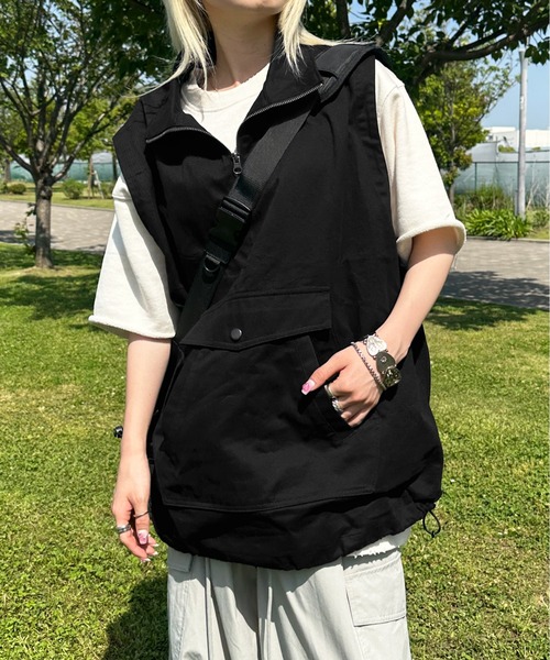「sedacle」 ノースリーブトップス MEDIUM ネイビー メンズ