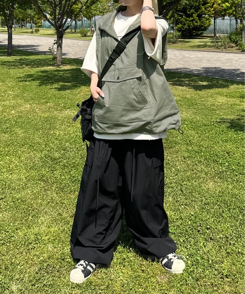 「sedacle」 ノースリーブトップス MEDIUM ネイビー メンズ