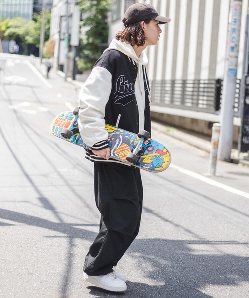 WEGO（ウィゴー） スタジャン LARGE ダークグリーン メンズ : ZOZOTOWN