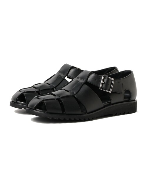 ビジネスシューズ Paraboot / PACIFIC レザー グルカサンダル メンズの画像