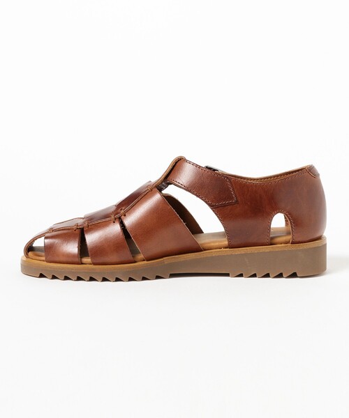 ビジネスシューズ Paraboot / PACIFIC レザー グルカサンダル メンズの画像