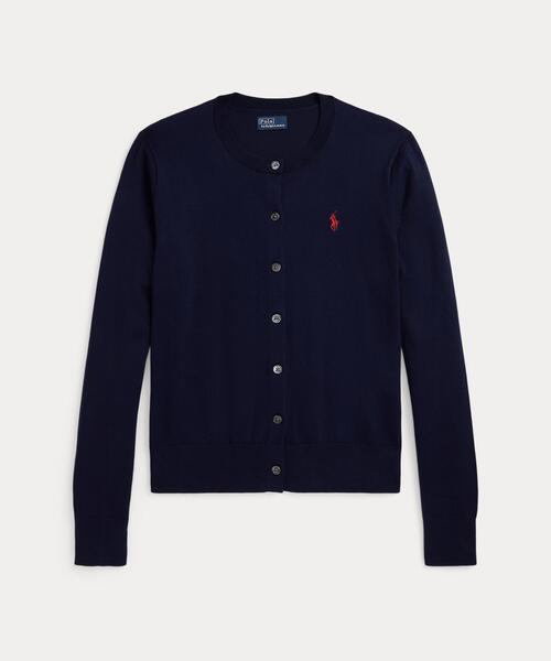 RRL RALPH LAUREN グレー カーディガン S POLO RALPH LAUREN レディースカーディガン、ボレロ｜トップス
