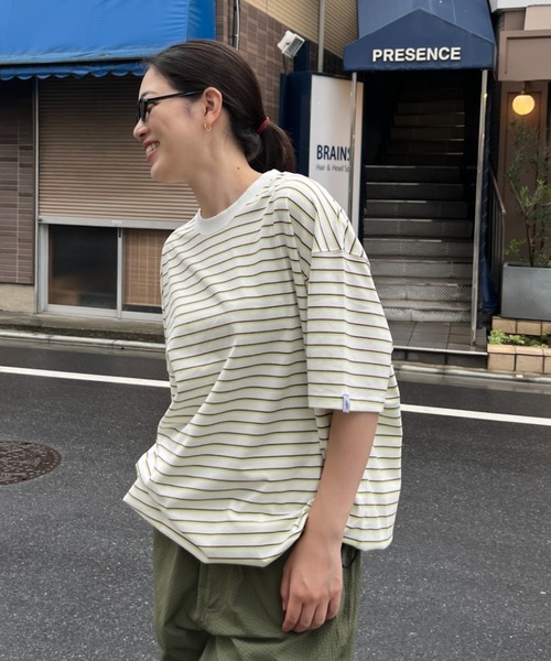 BROKEN BASE（ブロークンベース） tシャツ マルチボーダーTee メンズ