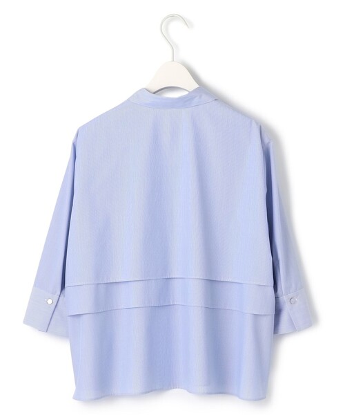 ICB ブラウス シャツ クリーンブロード クロップドシャツ レディース