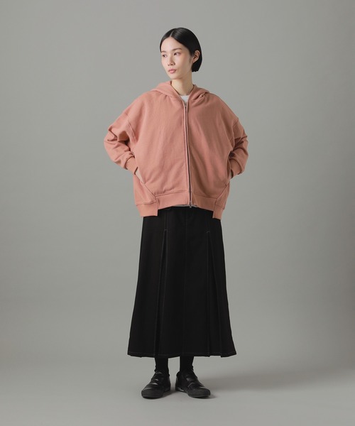 「ZUCCa」 ジップアップパーカー M size ライトブラウン レディース ZUCCa 「ZUCCa」 ジップアップパーカー M size ライトブラウン