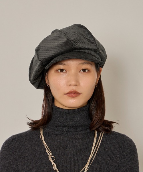campbells of beauly キャスケット 帽子 ドレイクス ネクタイ arth 帽子 キャスケット Corduroy Tuck Cas / アース メンズ