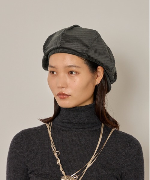 極美品18SS アットラスト リネン ハンチング キャスケット 茶1219N▲ 極美品18SS アットラスト リネン ハンチング キャスケット 茶1219N△