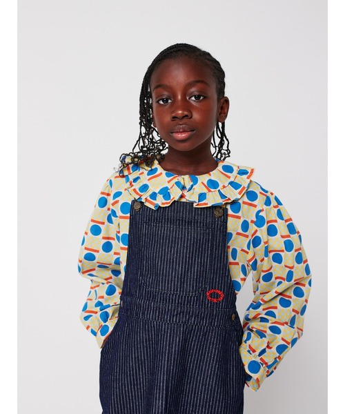 BOBO CHOSES - 衣装 Tic Tac Toe denim dress キッズ お子さん服 うしろ帯