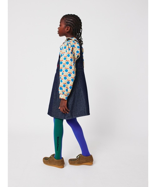 BOBO CHOSES - 衣装 Tic Tac Toe denim dress キッズ お子さん服 うしろ帯