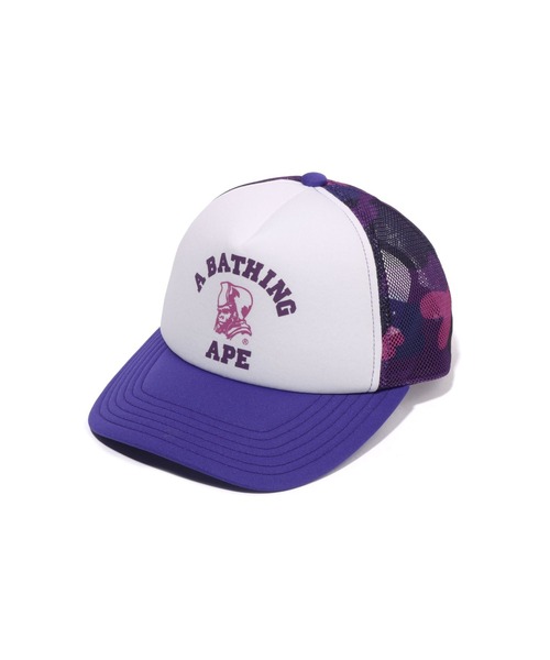 A BATHING APE キャップ 帽子 COLOR CAMO GENERAL MESH CAP