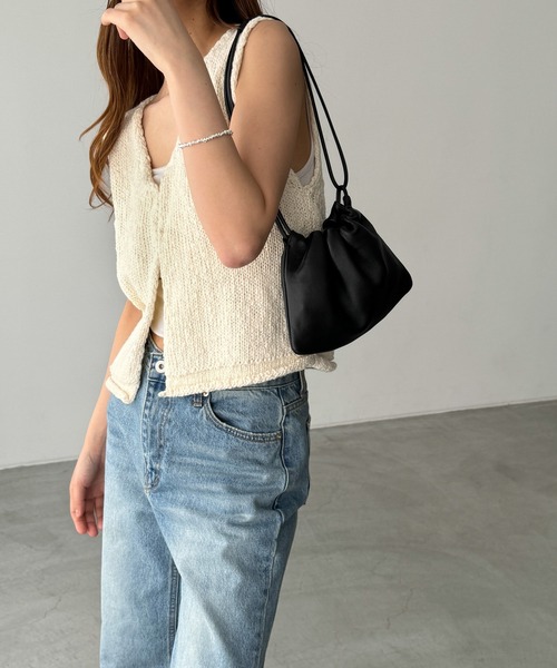 キャナルジーン　ブラック　ショルダーバッグ CANAL JEAN 「CANAL JEAN」 ショルダーバッグ ONE SIZE ブラック