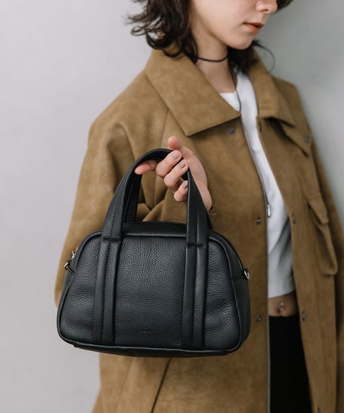 Beau're（ヴュレ） ボストンバッグ 「BEAURE」カウレザ― ショルダー付