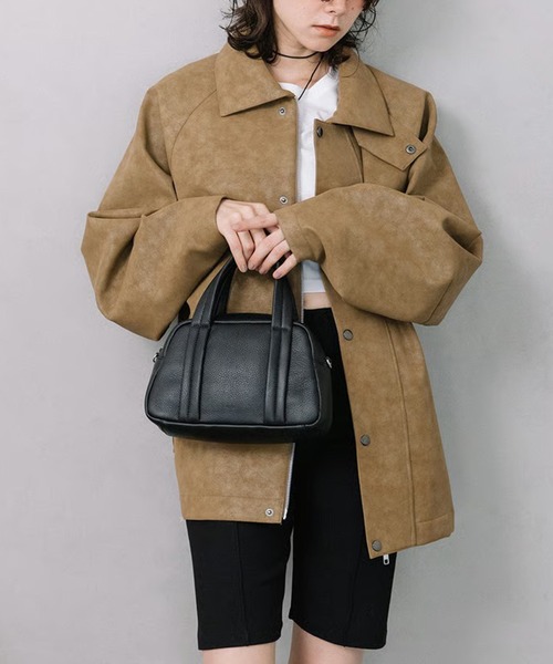 Beau're（ヴュレ） ボストンバッグ 「BEAURE」カウレザ― ショルダー付