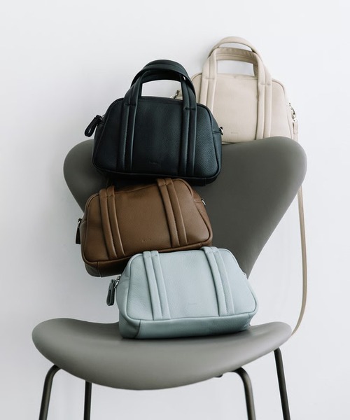 Beau're（ヴュレ） ボストンバッグ 「BEAURE」カウレザ― ショルダー付
