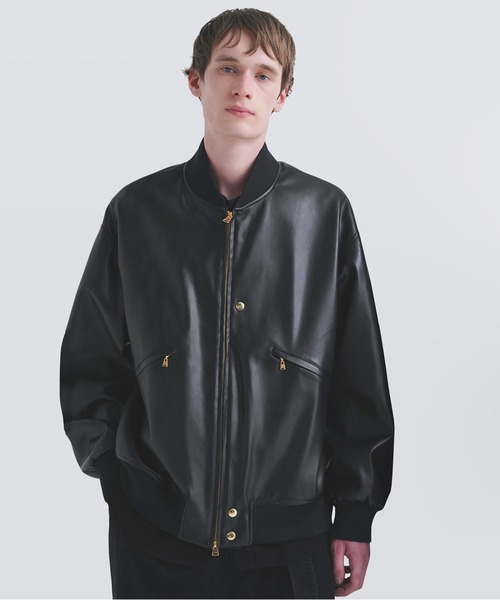 ジャケット・アウター CULLNI Faux Leather MA-1 CULLNI（クルニ） ma1 ma-1 Faux Leather MA-1 メンズ レディース