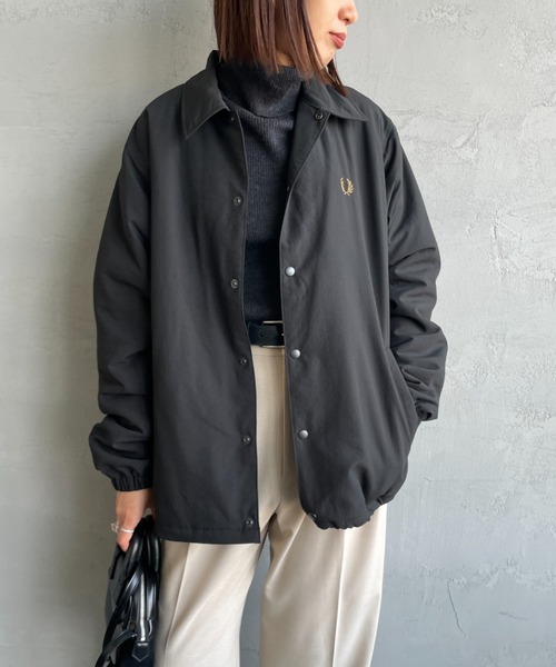 こ*え様 ☘️春だね☘️ レディースブルゾン♡ FRED PERRY ♡超美品 FRED PERRY ブルゾン アウター 「FRED PERRY/フレッドペリー