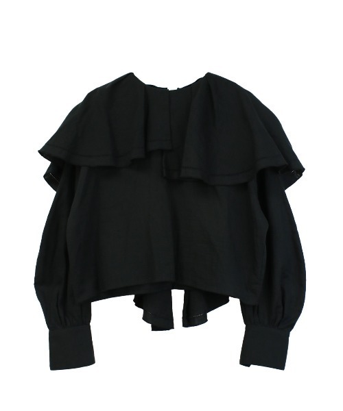 コエル（COEL）/2WAYアシンメトリーケープブラウス COEL（コエル） ブラウス シャツ 2WAYアシンメトリーケープブラウス
