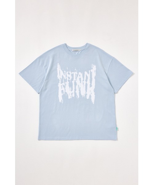 tシャツ 「INSTANTFUNK」ダメージ グラフィック Tシャツ レディース InstantFunk tシャツ 「INSTANTFUNK」ダメージ グラフィック T