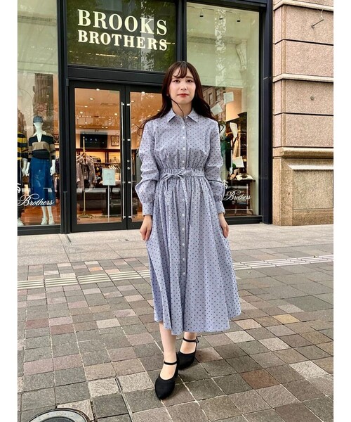 BROOKS BROTHERS（ブルックスブラザーズ） シャツワンピース コットン