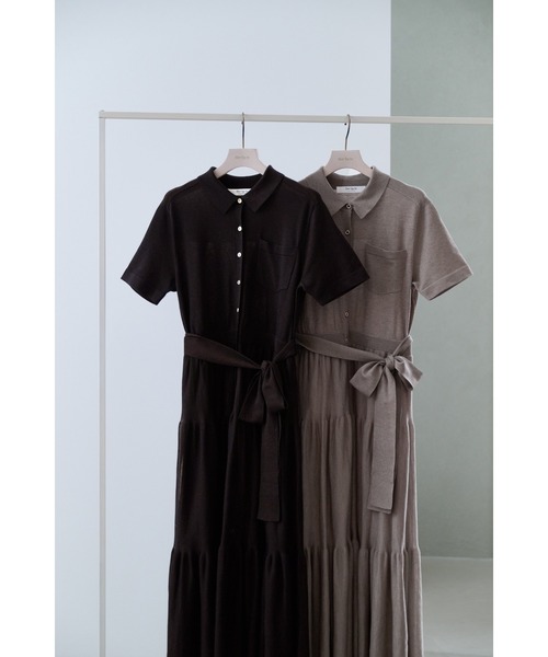 Her lip to ワンピース Romane Tiered Knit Dress : ZOZOTOWN