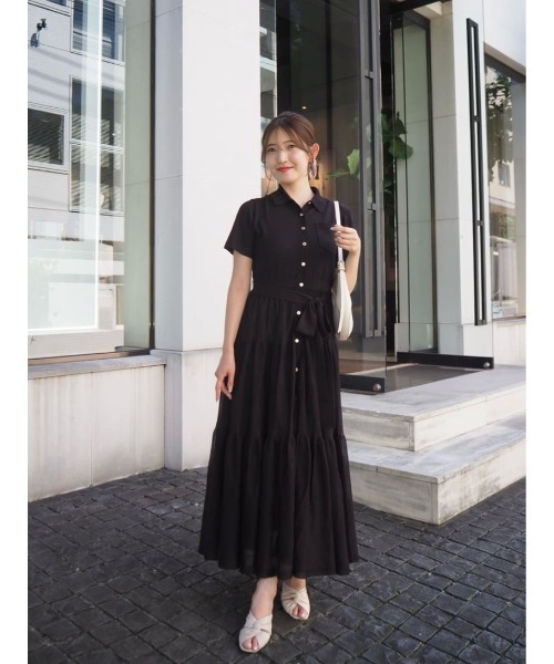 #24-6-173りっぷ♡様 Her lip to ワンピース Romane Tiered Knit Dress : ZOZOTOWN