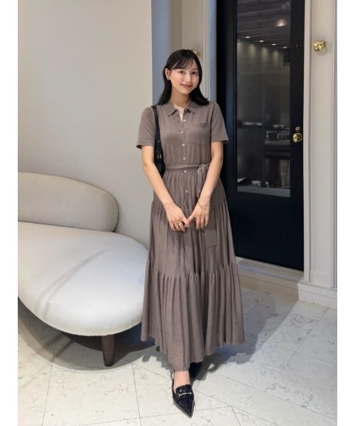 #24-6-173りっぷ♡様 Her lip to ワンピース Romane Tiered Knit Dress : ZOZOTOWN