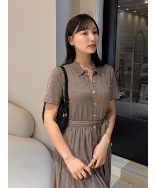#24-6-173りっぷ♡様 Her lip to ワンピース Romane Tiered Knit Dress : ZOZOTOWN