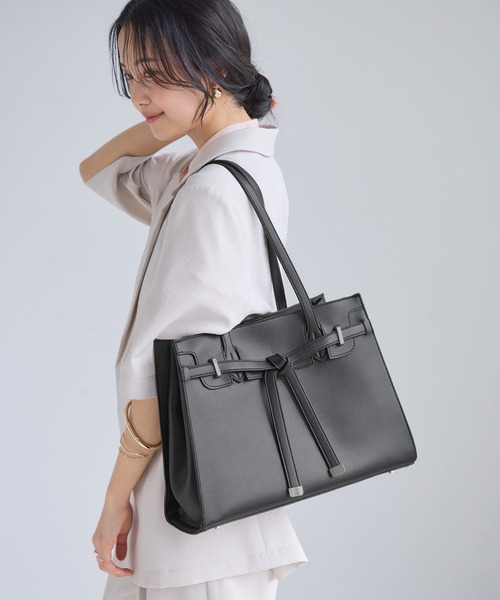 VIS（ビス） トートバッグ WEB限定追加「A4収納」フラップタイトート