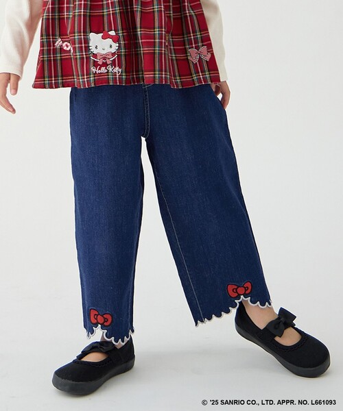 ANY（エニィ） ワイドパンツ パンツ 「ハローキティ×ANY KIDS」デニム