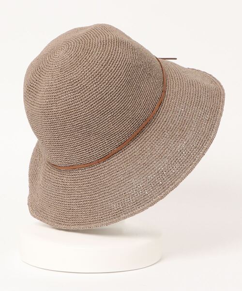 「polcadot」 「Ruben」ストローハット FREE グレー レディース_画像2