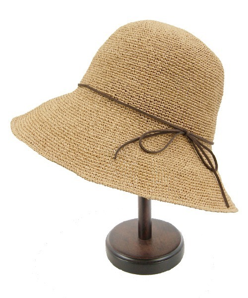 「polcadot」 「Ruben」ストローハット FREE グレー レディース_画像3