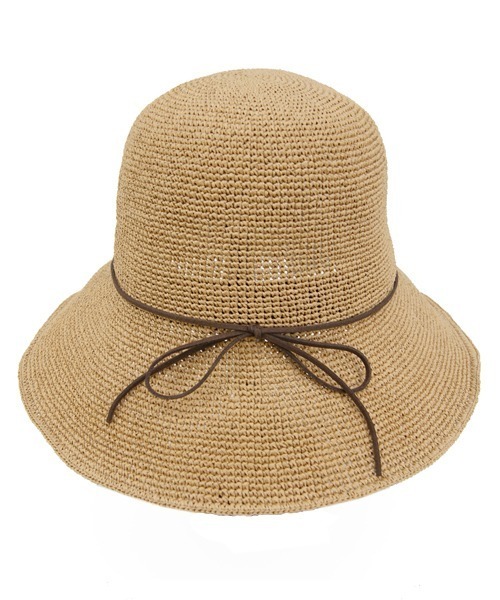 「polcadot」 「Ruben」ストローハット FREE グレー レディース_画像4