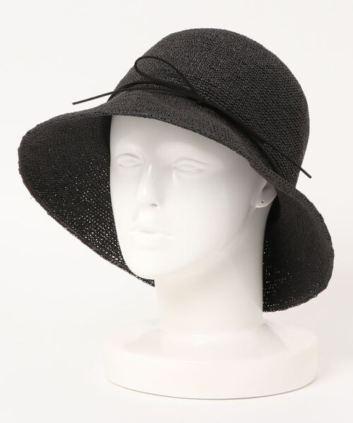 「polcadot」 「Ruben」ストローハット FREE グレー レディース_画像7